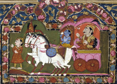 Krishna and Arjuna